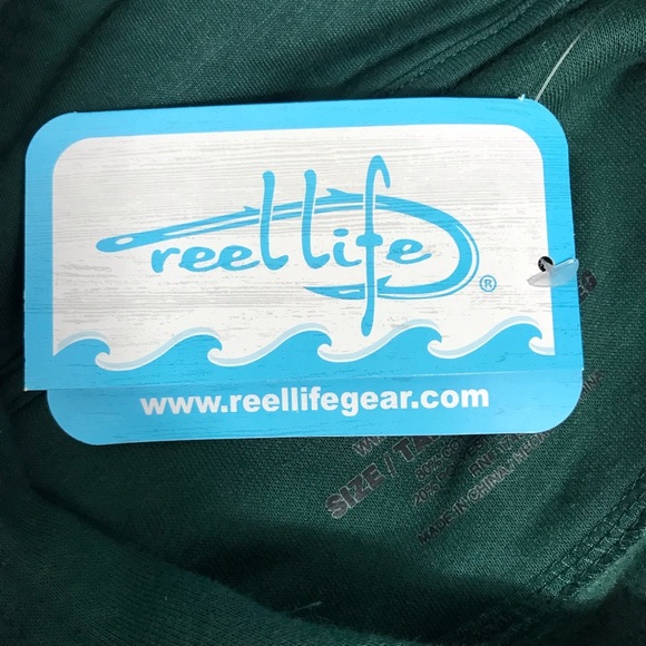 NWT Reel Life XXL Men’s Fleece Hoodie - Picture 3 of 10